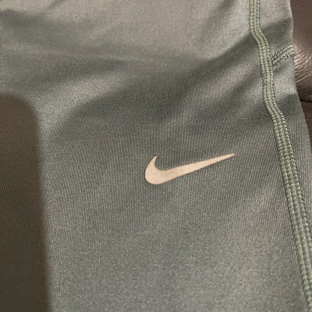 Nike Running greenish Teal SMALL, so soft , comfy cropped